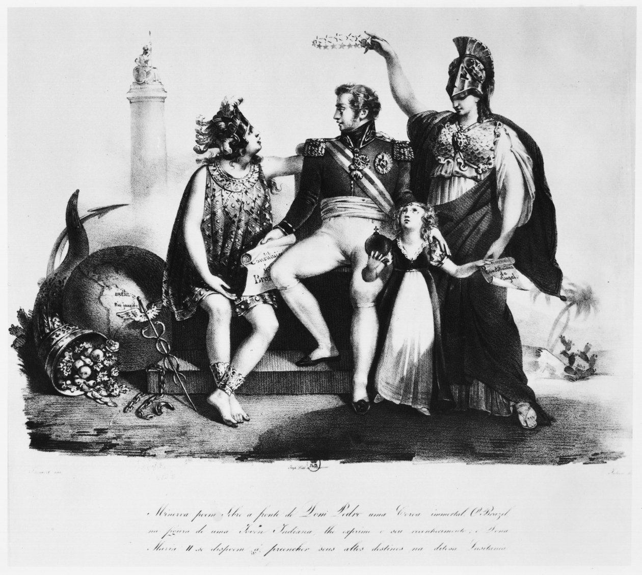 Pedro I (1798-1834) Brezilya İmparatoru, 19. yüzyıl by Brazilian School