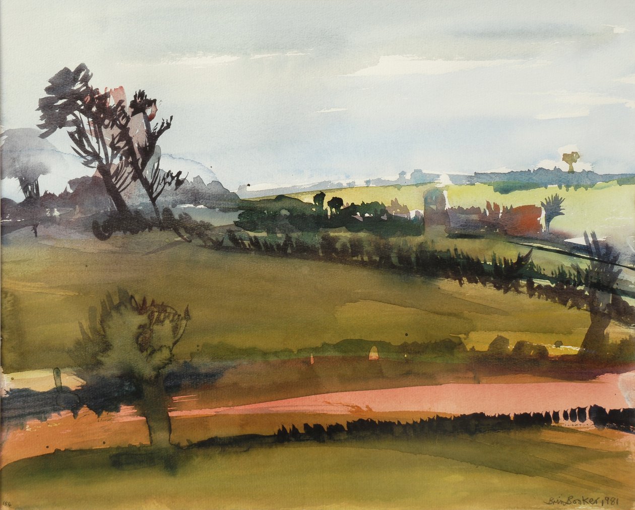Çiftlik Yolu, 1981 (kağıt üzerinde wc) by Brenda Brin Booker