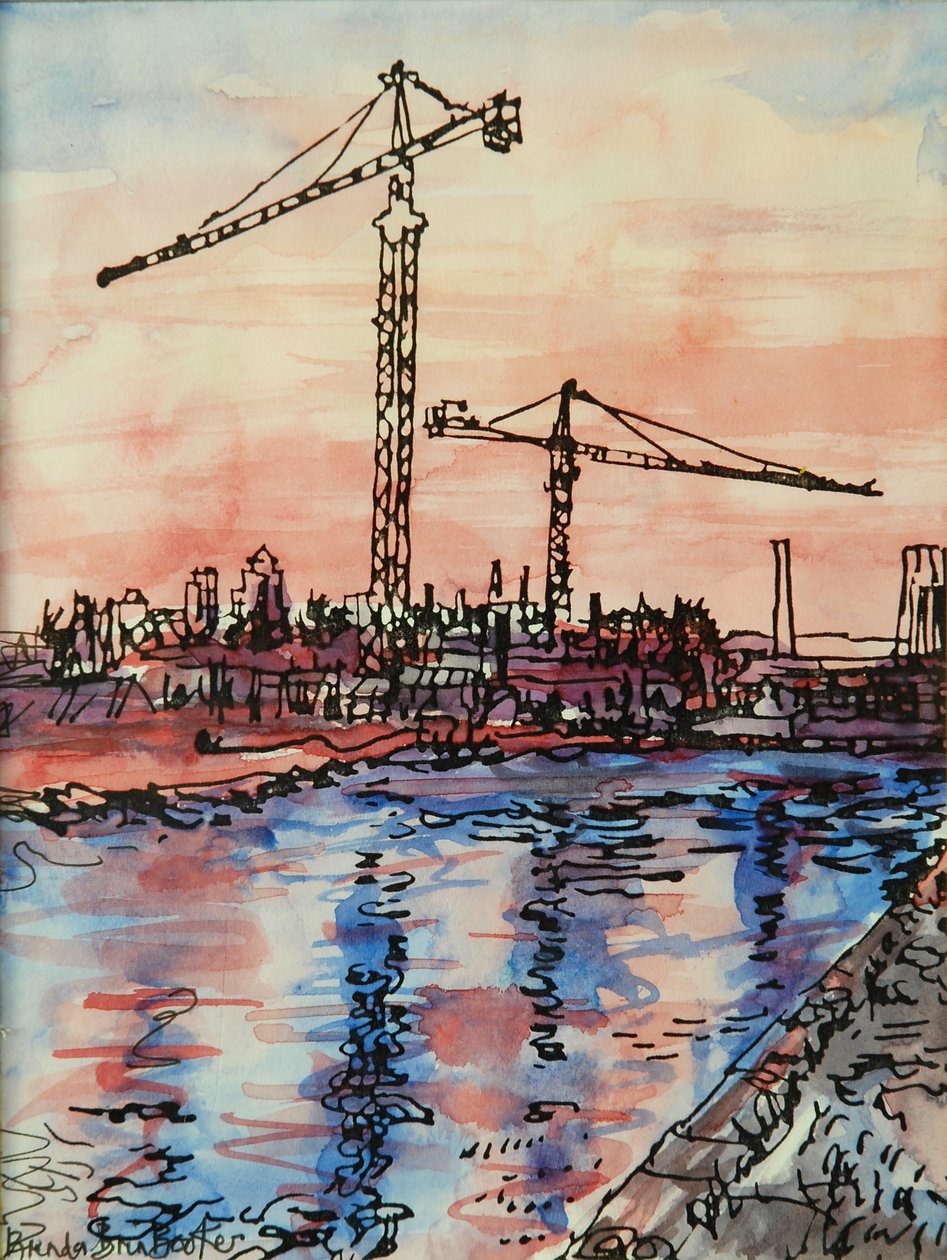 Vinçlerle Kanal Akşamı by Brenda Brin Booker