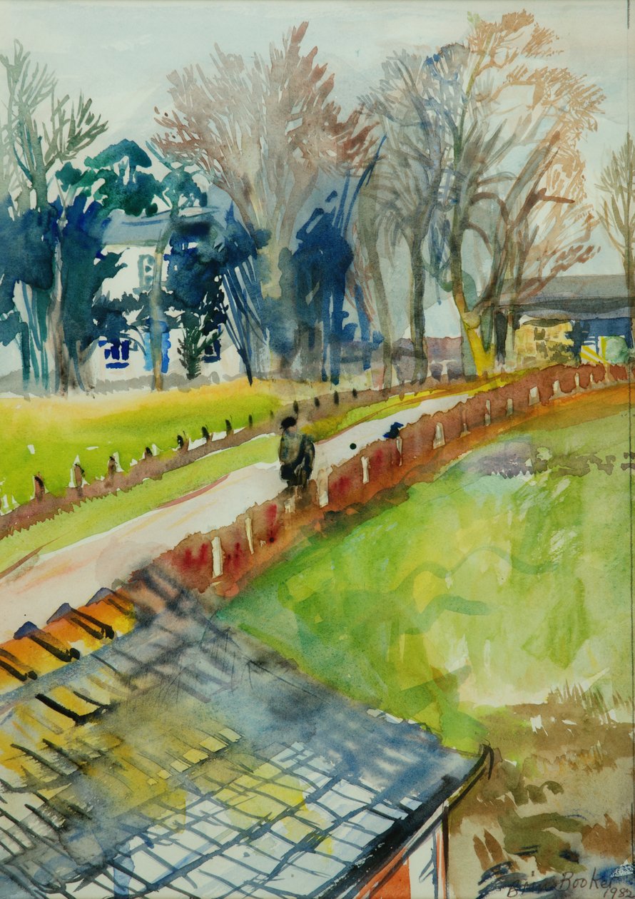 İşten eve dönüş, 1982 (kağıt üzerinde wc) by Brenda Brin Booker