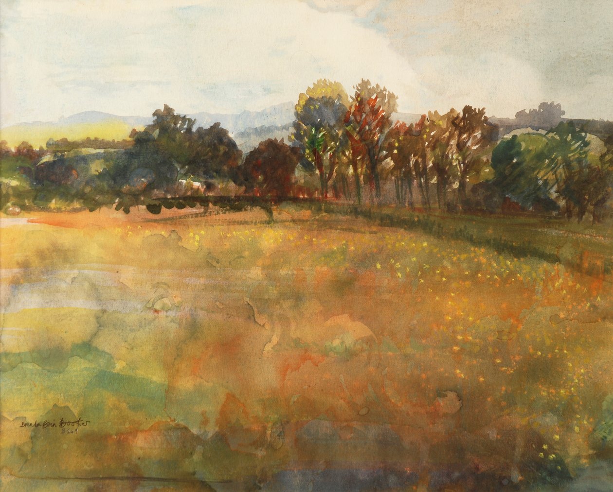 Erken Sonbahar, Suffolk by Brenda Brin Booker