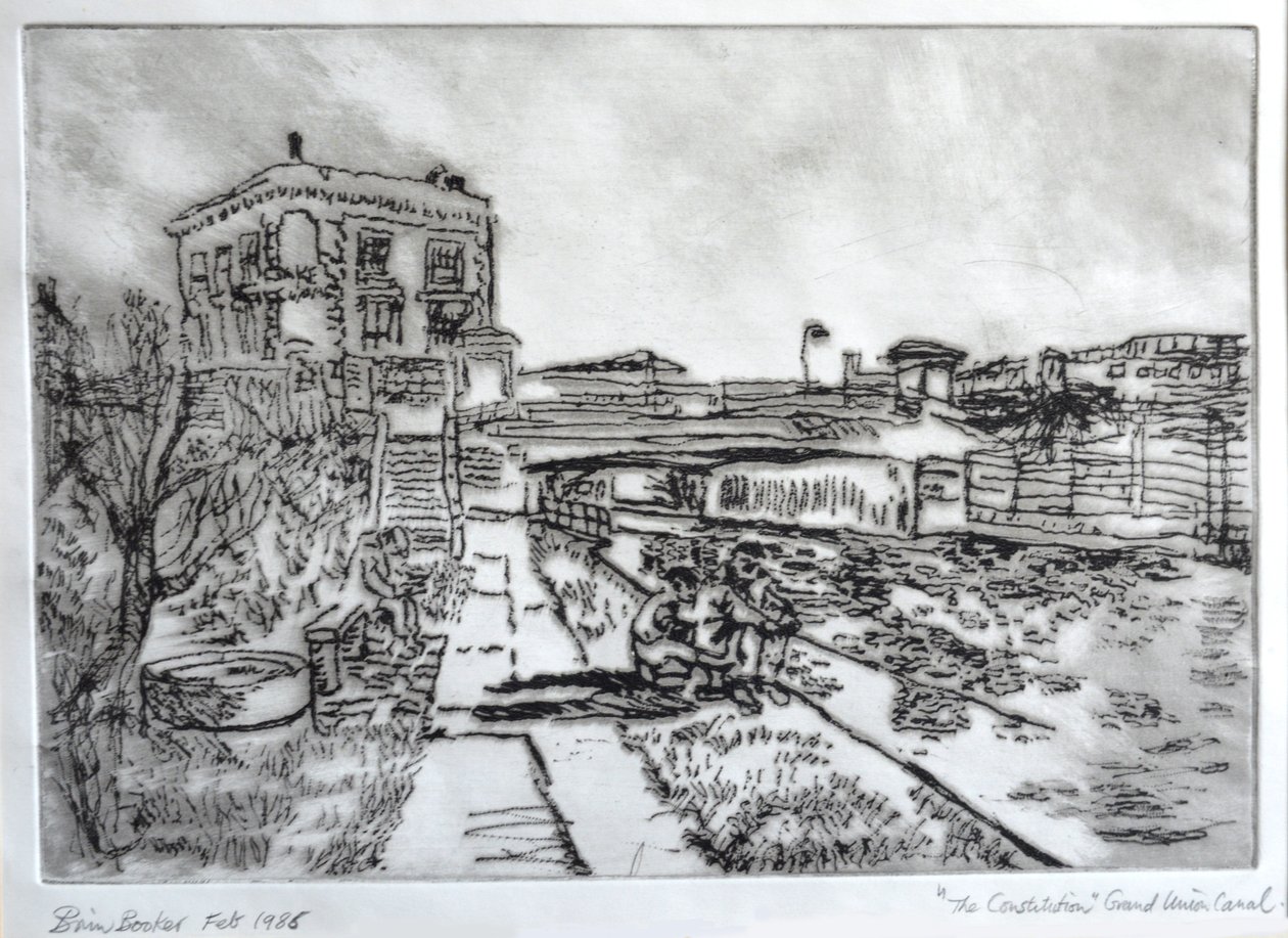 Towpath, Camden tarafından Pub by Brenda Brin Booker