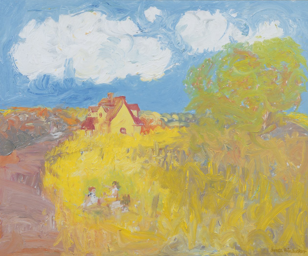 Yazlık Kulübe, Beyaz Bulutlar by Brenda Brin Booker