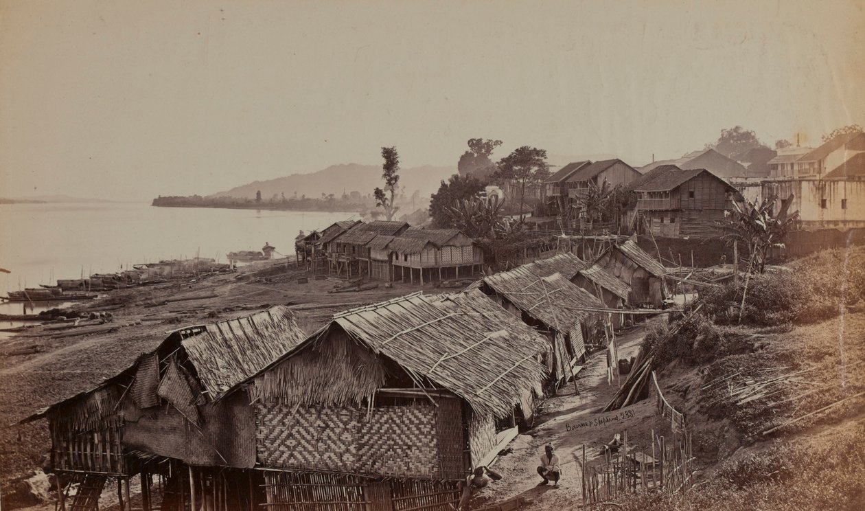 Birmanya Köyü by British Photographer