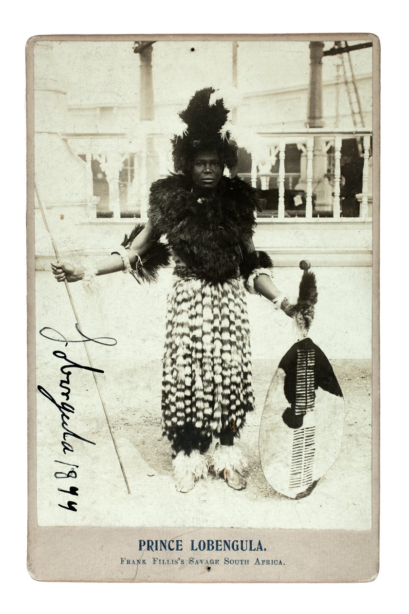 Prince Lobengula, İngiltere, 1899 (jelatin gümüş baskı) by British Photographer