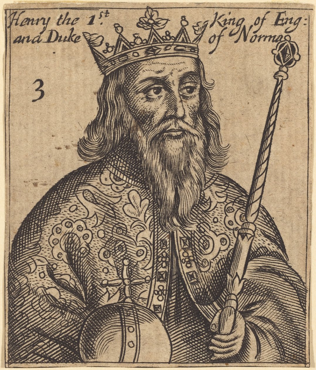 Henry I, İngiltere Kralı by British 17th Century