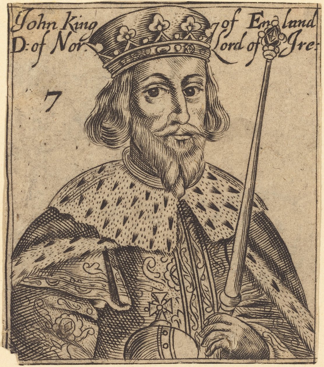 John, İngiltere Kralı by British 17th Century
