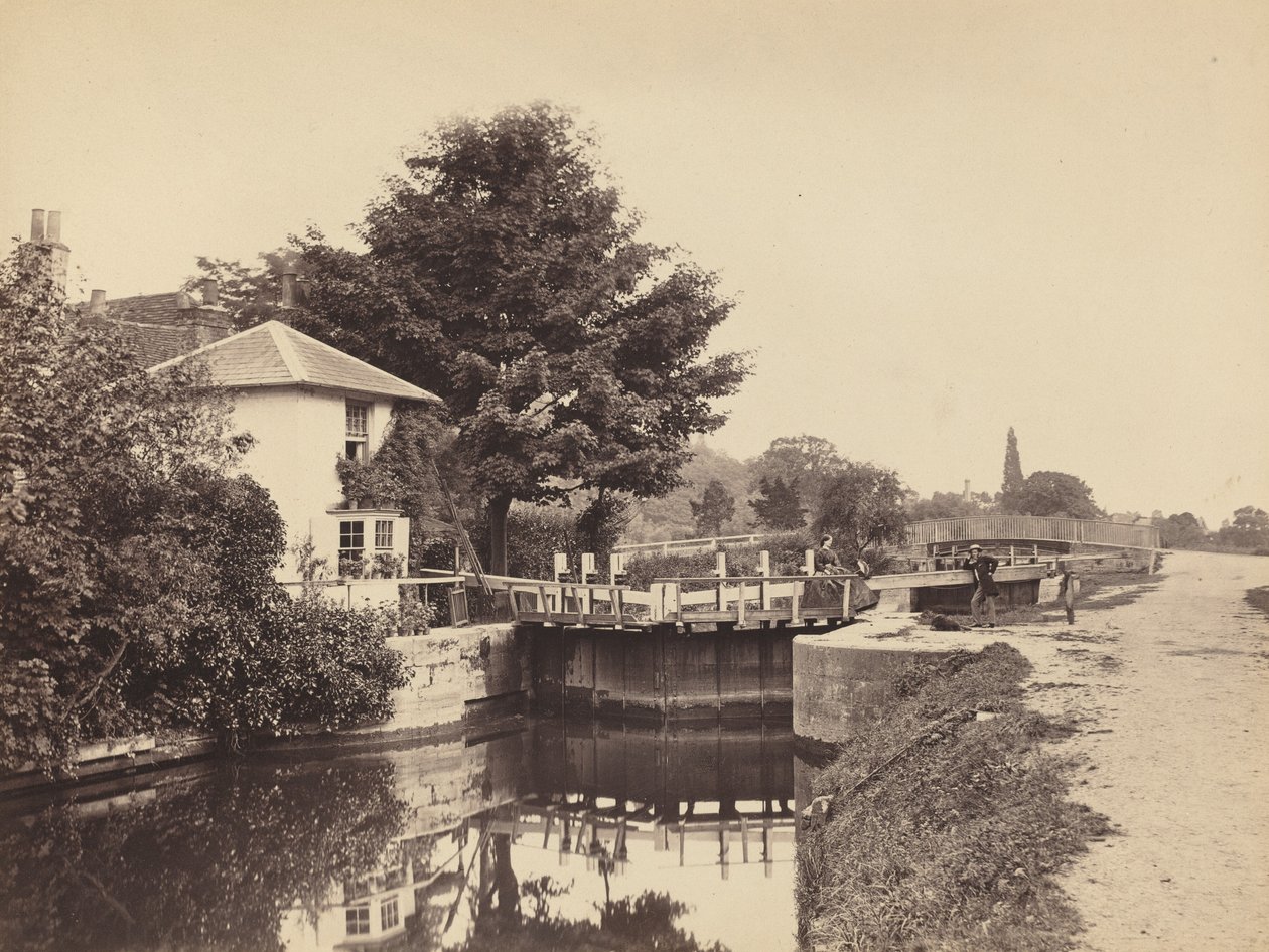 Kilit Bekçisi Kulübesi ve Kilit Kapıları by British 19th Century