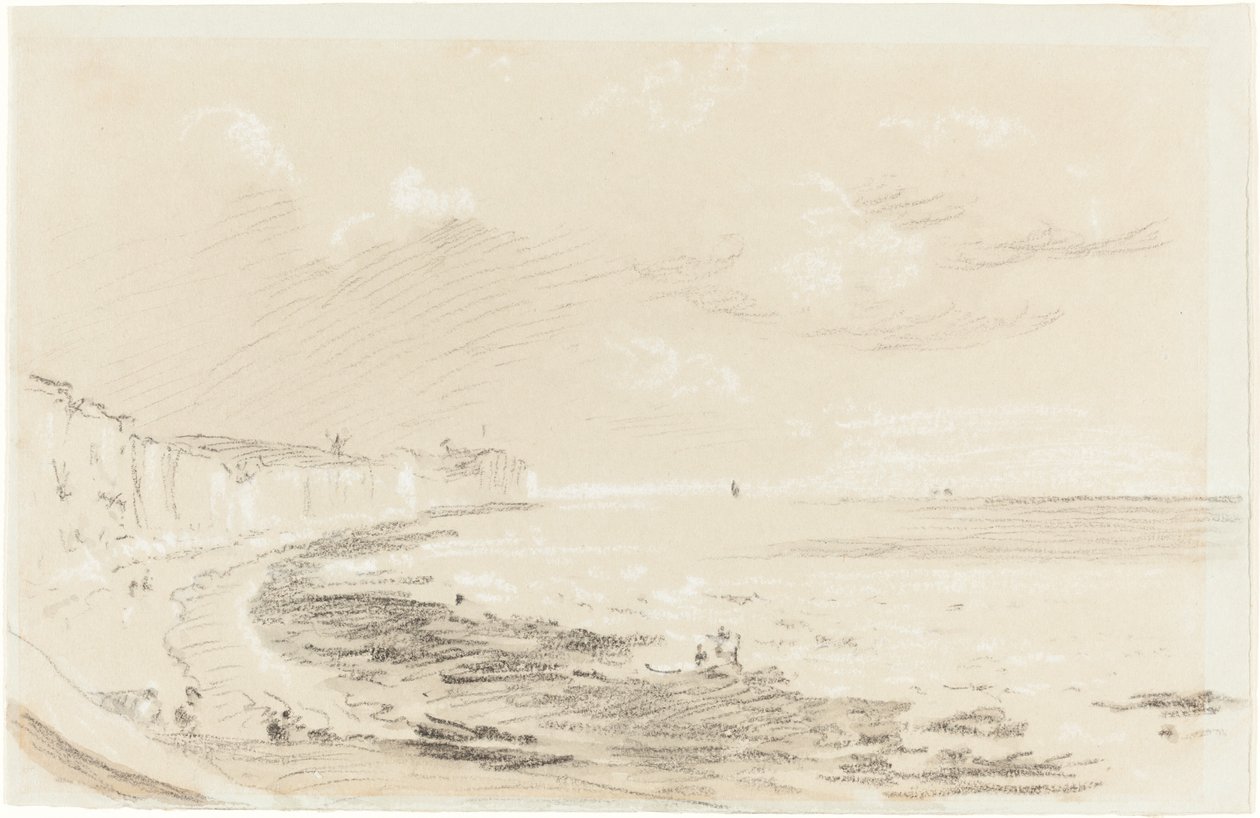 deniz kıyısı sahnesi by British 19th Century
