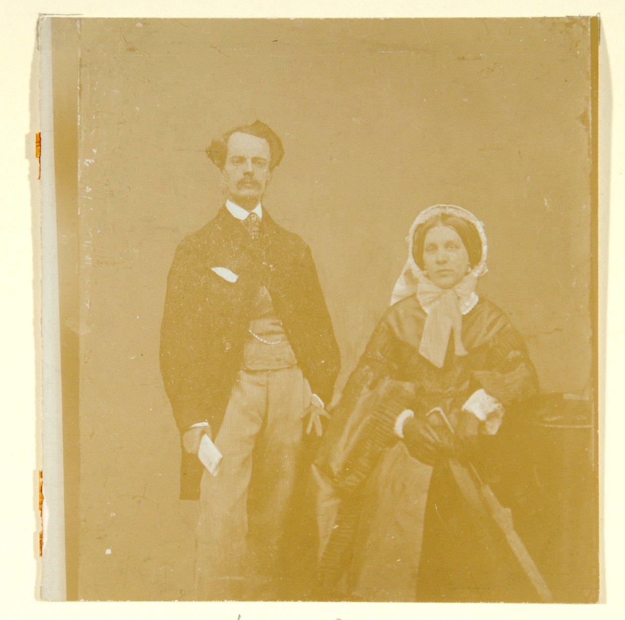 John Atkinson Grimshaw ve Theodosia Grimshaw (s/b fotoğraf) by British Photographer