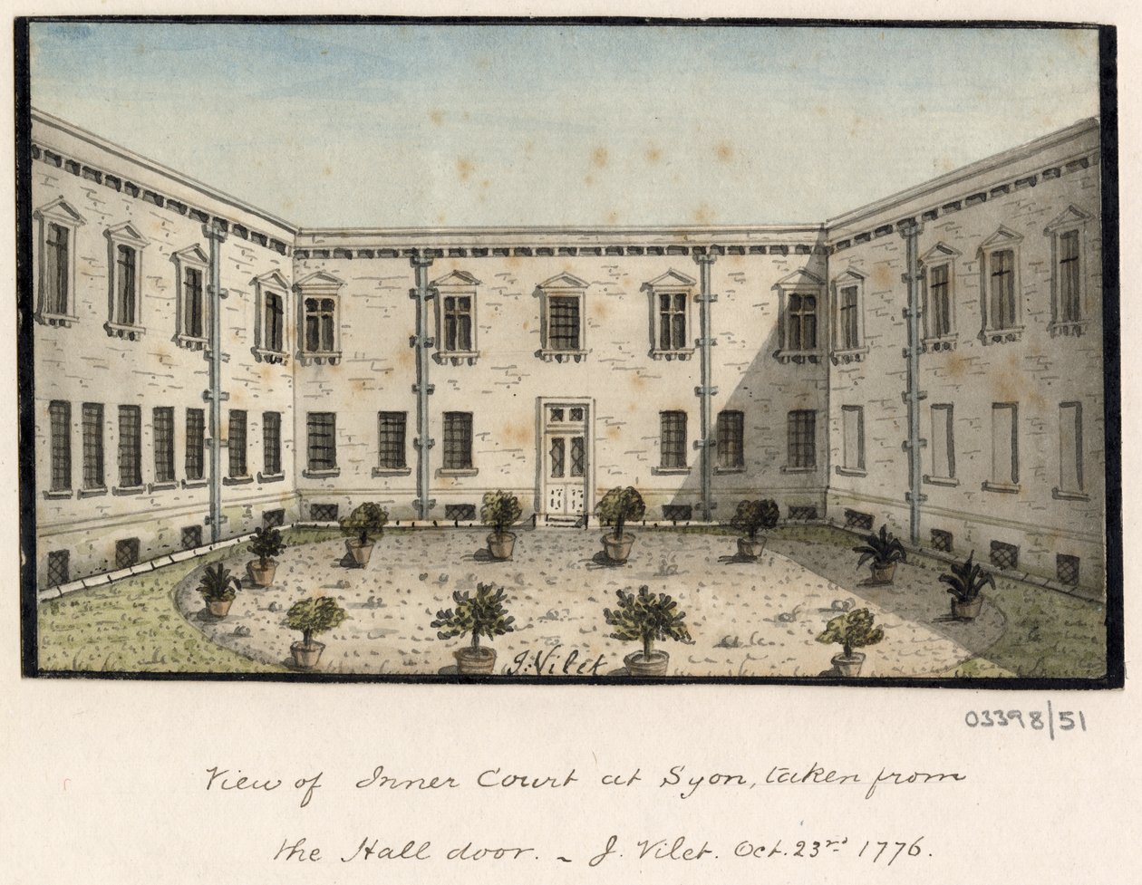 Bir dizi eskiz, Büyük Britanya, Kıta ve Amerika'dan görünümler 1772-1778 (suluboya) by British School