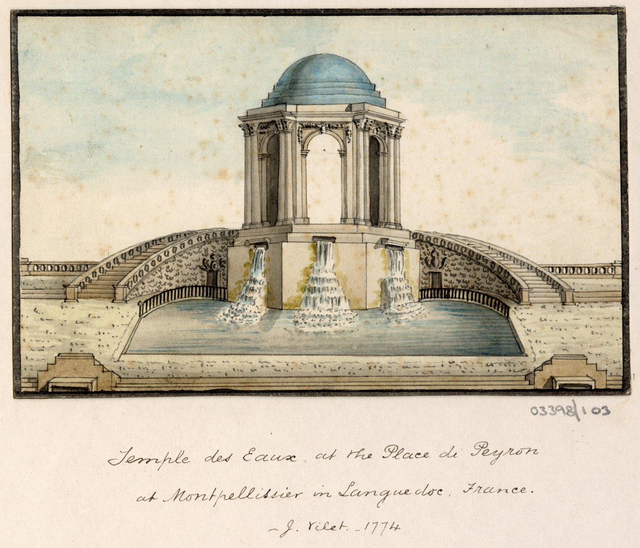 Bir dizi eskiz, Büyük Britanya, Kıta ve Amerika'dan görünümler 1772-1778 (suluboya) by British School