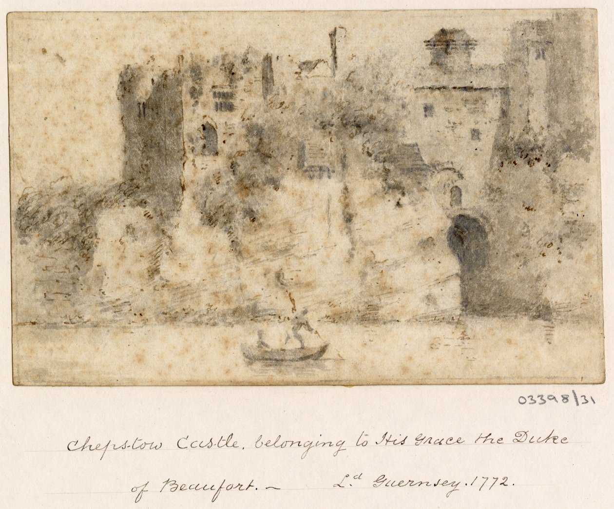 Bir dizi eskiz, Büyük Britanya, Kıta ve Amerika'dan görünümler 1772-1778 (suluboya) by British School