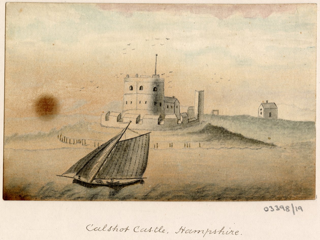 Bir dizi eskiz, Büyük Britanya, Kıta ve Amerika'dan görünümler 1772-1778 (suluboya) by British School