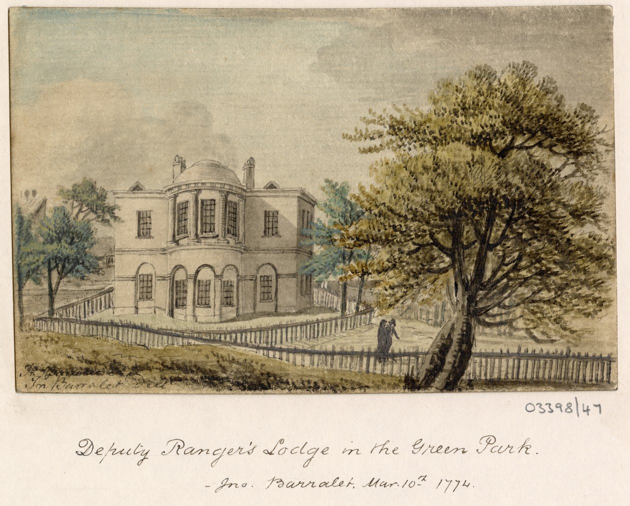 Bir dizi eskiz, Büyük Britanya, Kıta ve Amerika'dan görünümler 1772-1778 (suluboya) by British School