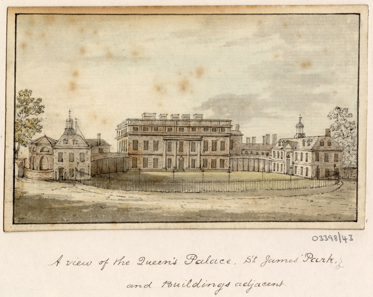Bir dizi eskiz, Büyük Britanya, Kıta ve Amerika'dan görünümler 1772-1778 (suluboya) by British School