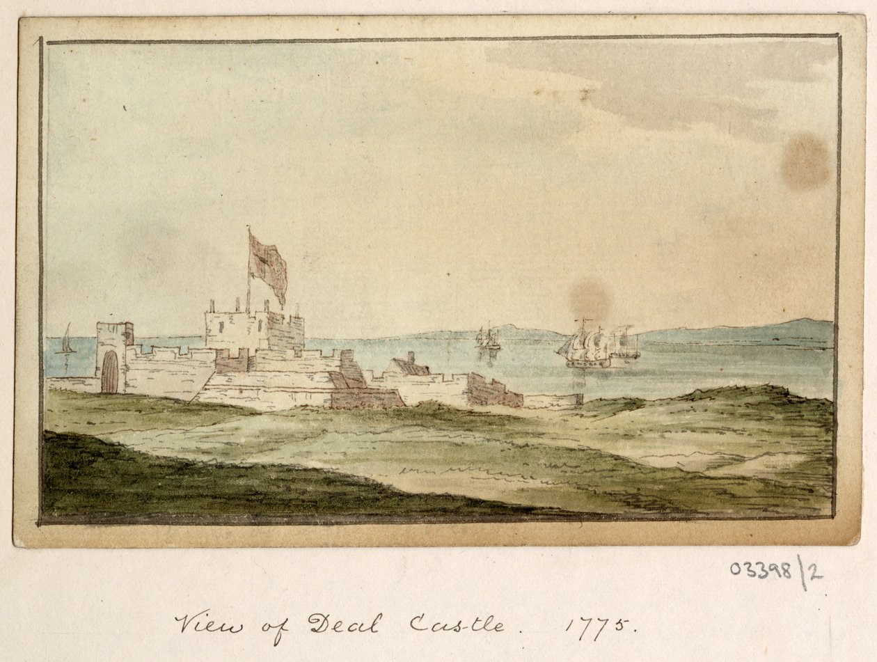 Bir dizi eskiz, Büyük Britanya, Kıta ve Amerika'dan görünümler 1772-1778 (suluboya) by British School