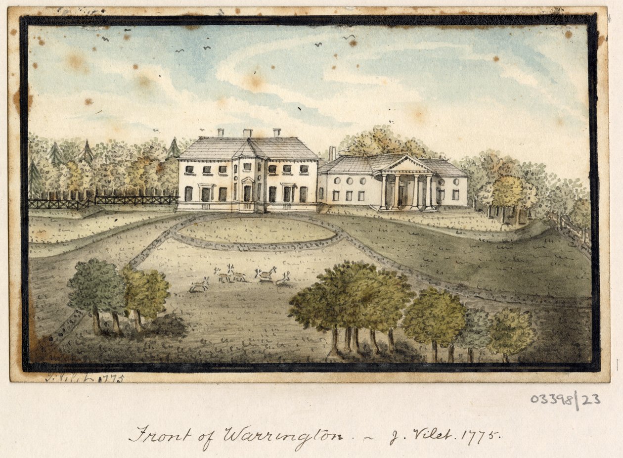Bir dizi eskiz, Büyük Britanya, Kıta ve Amerika'dan görünümler 1772-1778 (suluboya) by British School
