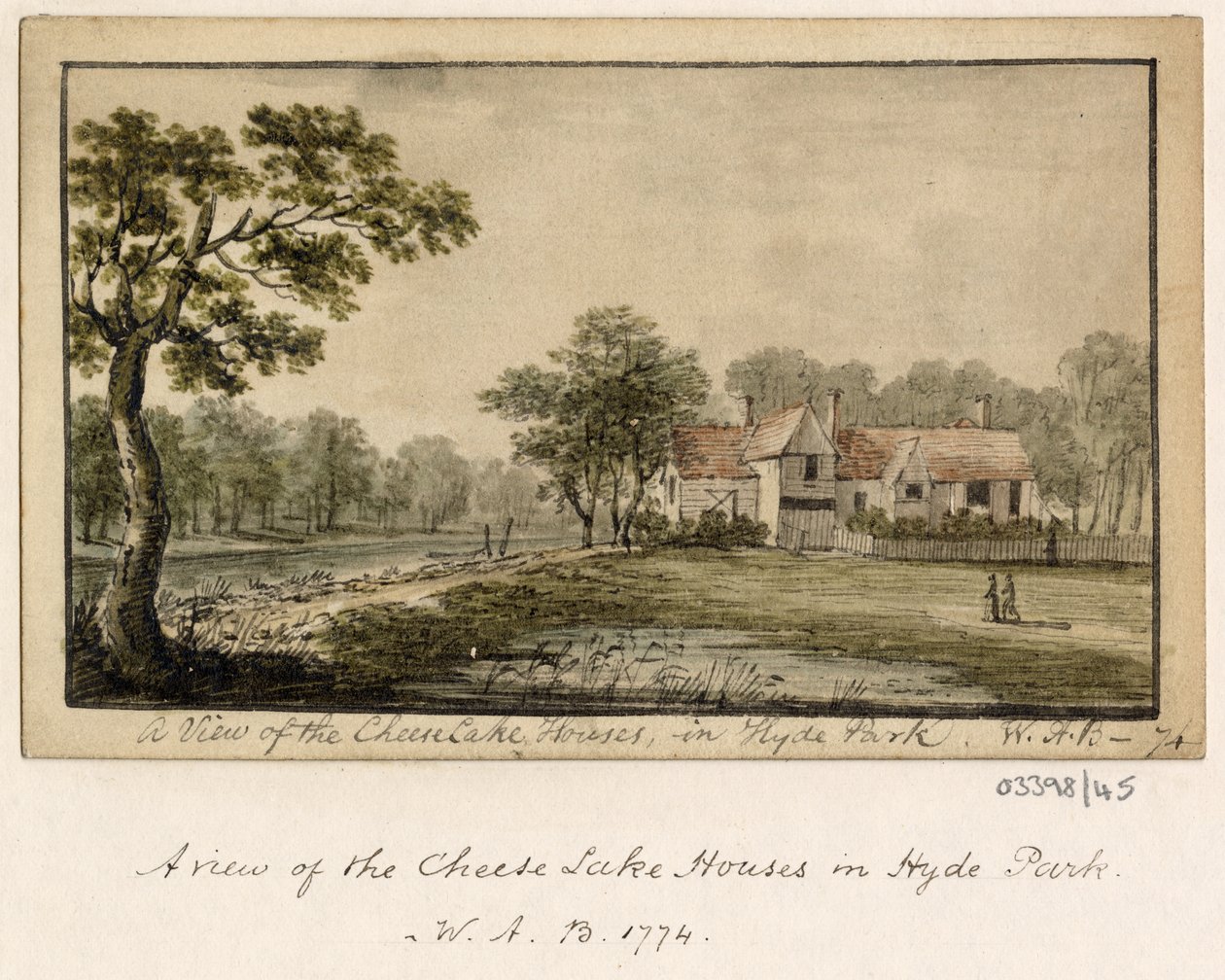 Bir dizi eskiz, Büyük Britanya, Kıta ve Amerika'dan görünümler 1772-1778 (suluboya) by British School
