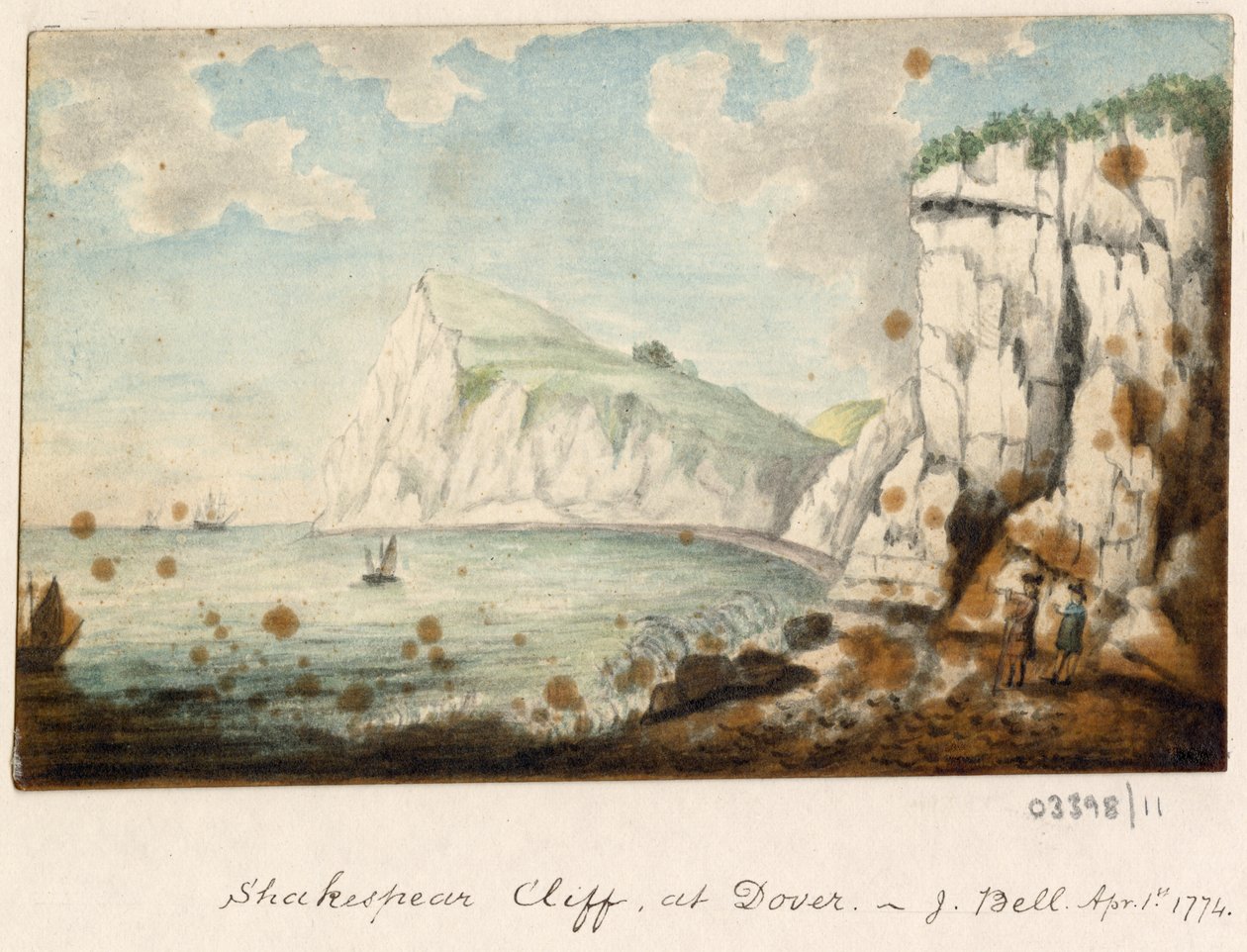 Bir dizi eskiz, Büyük Britanya, Kıta ve Amerika 1772-1778'den görünümler (suluboya) by British School