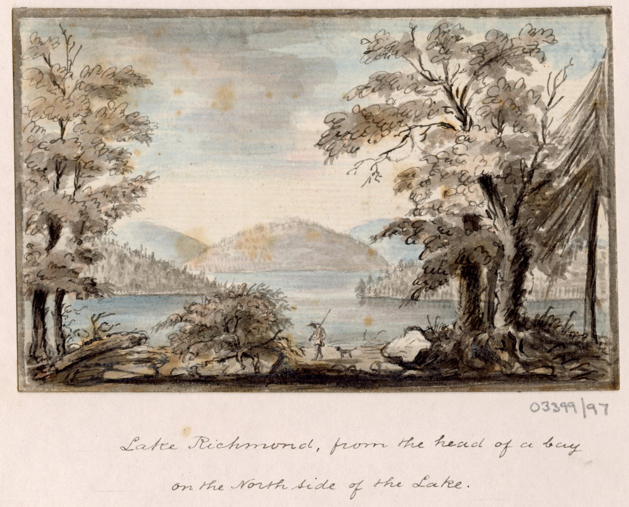 Bir dizi eskiz, Büyük Britanya, Kıta ve Amerika 1772-1778'deki görünümler (suluboya) by British School