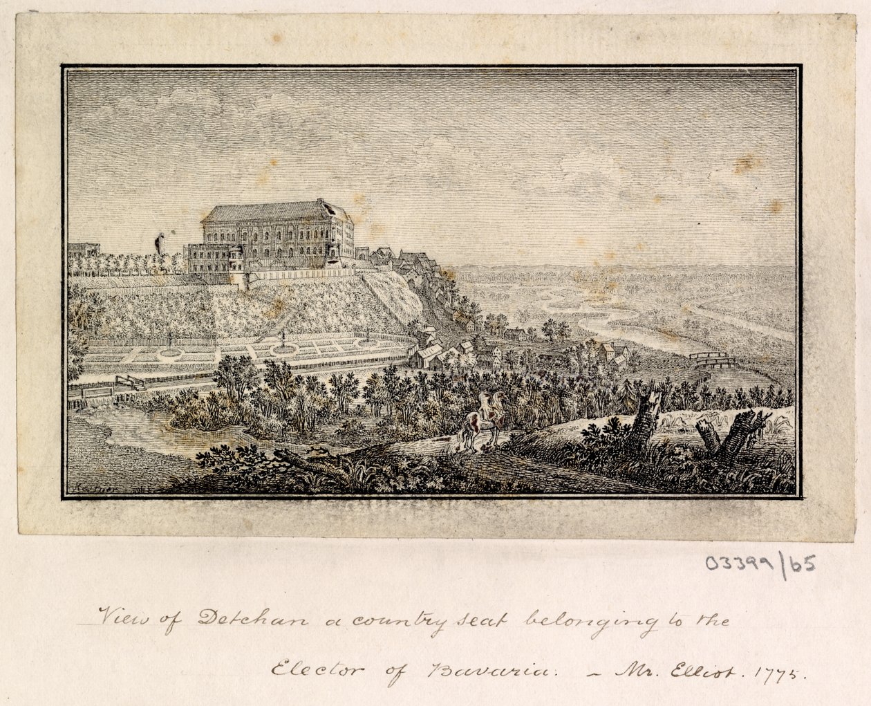 Bir dizi eskiz, Büyük Britanya, Kıta ve Amerika 1772-1778'deki görünümler (çizim) by British School