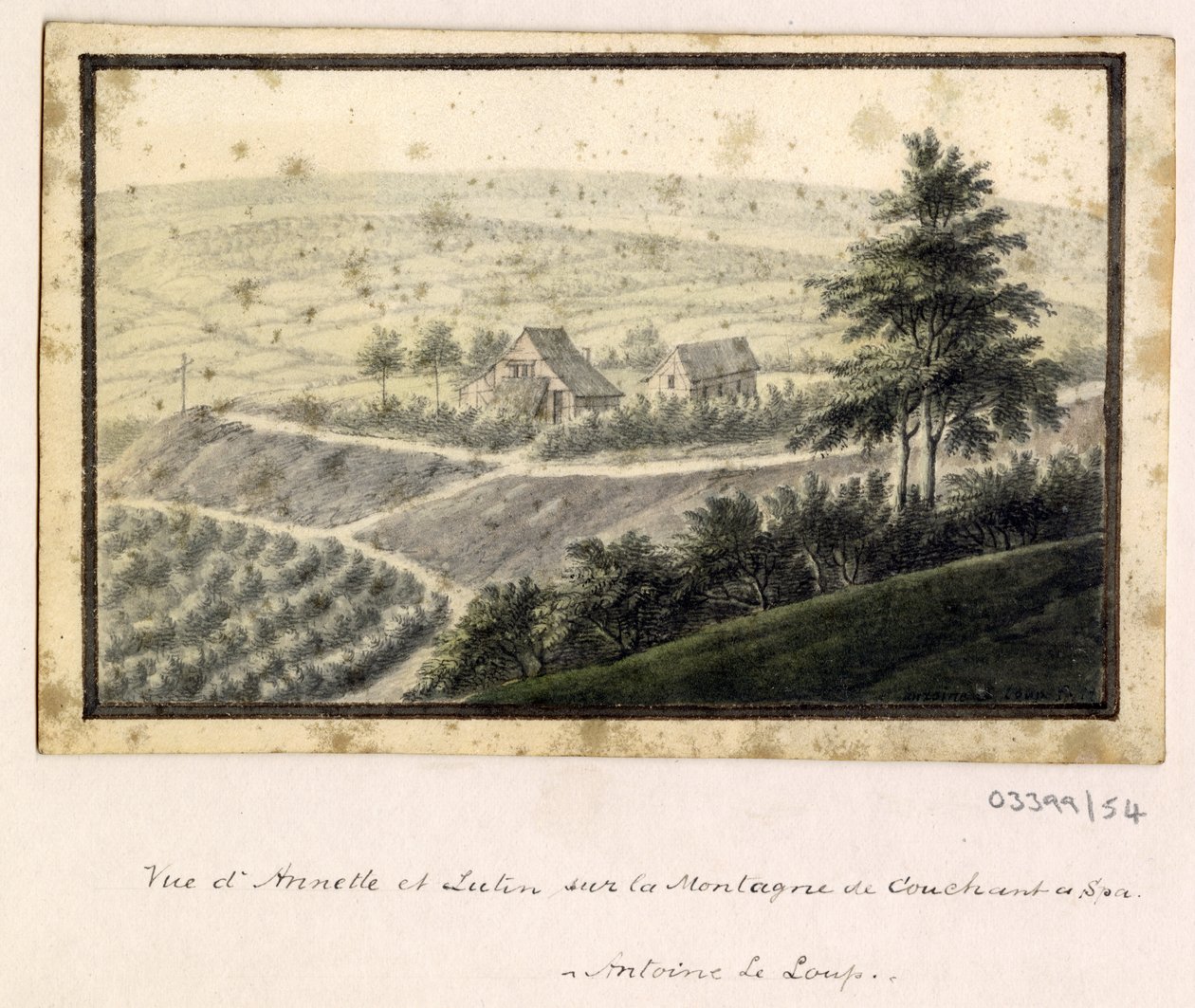 Bir dizi eskiz, Büyük Britanya, Kıta ve Amerika 1772-1778'deki görünümler (suluboya) by British School