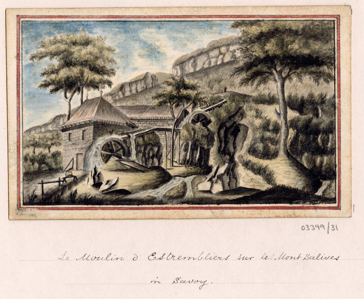 Bir dizi eskiz, Büyük Britanya, Kıta ve Amerika 1772-1778'deki görünümler (suluboya) by British School