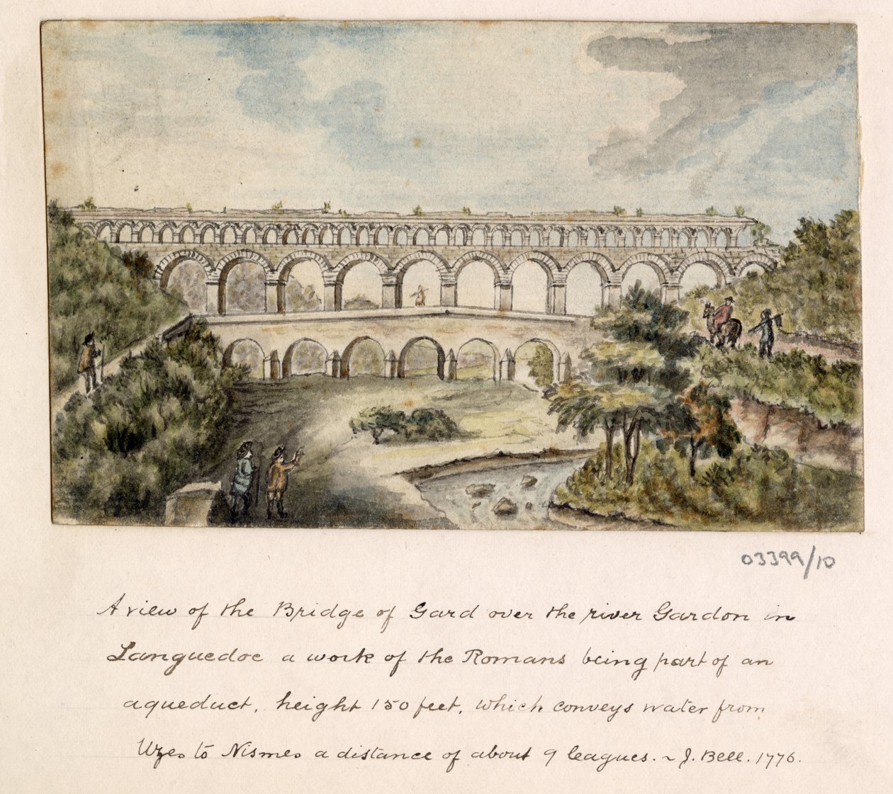 Bir dizi eskiz, Büyük Britanya, Kıta ve Amerika 1772-1778'deki görünümler (suluboya) by British School