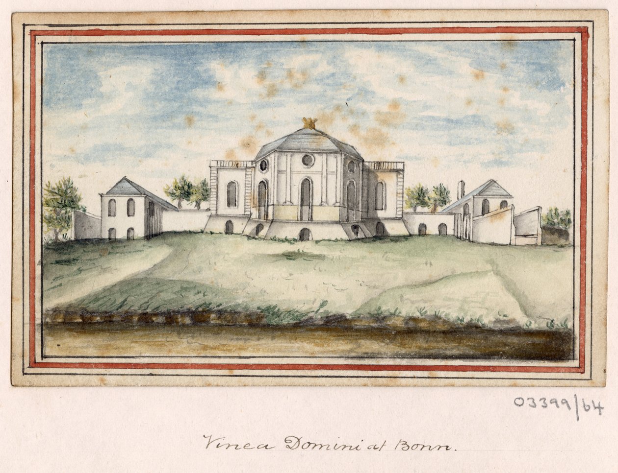 Bir dizi eskiz, Büyük Britanya, Kıta ve Amerika 1772-1778'deki görünümler (suluboya) by British School