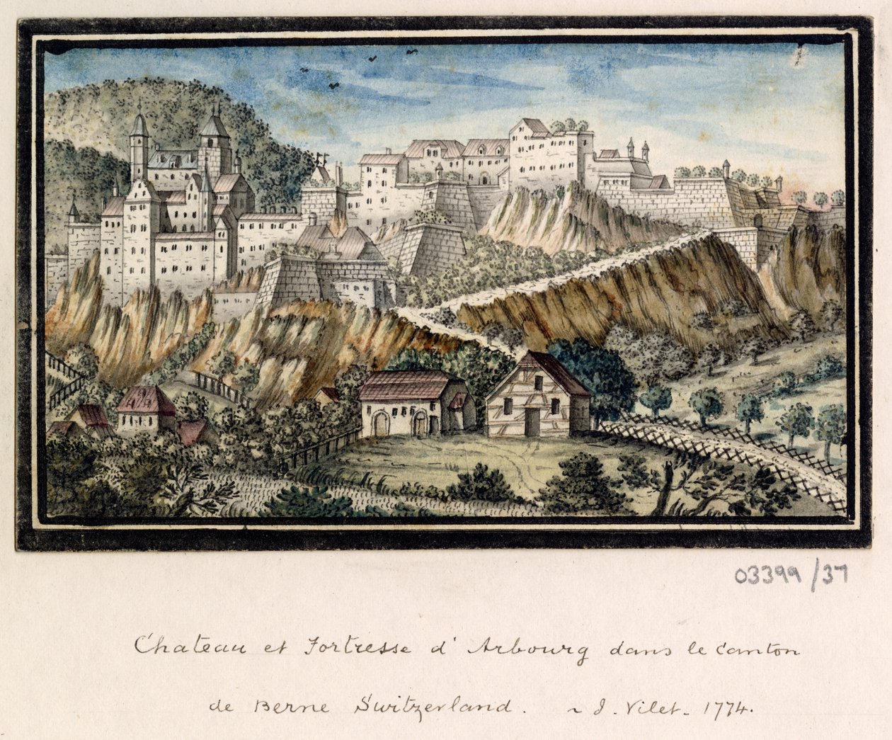 Bir dizi eskiz, Büyük Britanya, Kıta ve Amerika 1772-1778'deki görünümler (suluboya) by British School