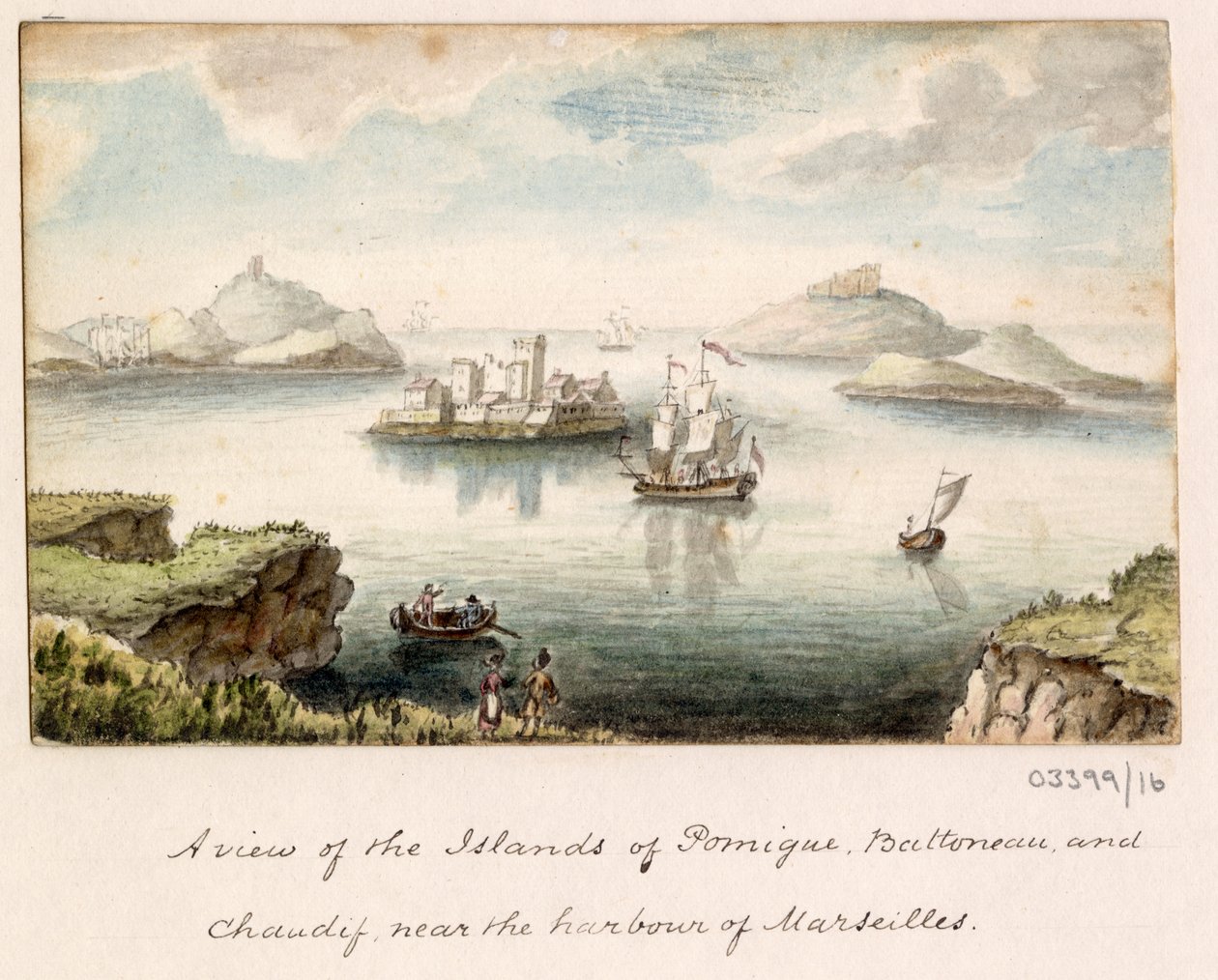 Bir dizi eskiz, Büyük Britanya, Kıta ve Amerika 1772-1778'deki görünümler (suluboya) by British School
