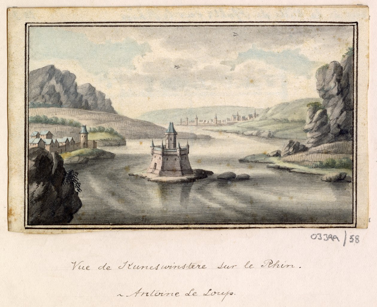 Bir dizi eskiz, Büyük Britanya, Kıta ve Amerika 1772-1778'deki görünümler (suluboya) by British School