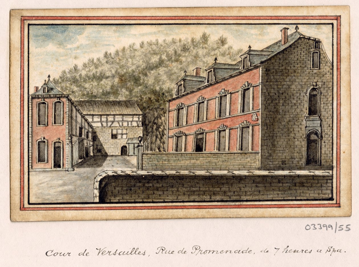 Bir dizi eskiz, Büyük Britanya, Kıta ve Amerika 1772-1778'deki görünümler (suluboya) by British School