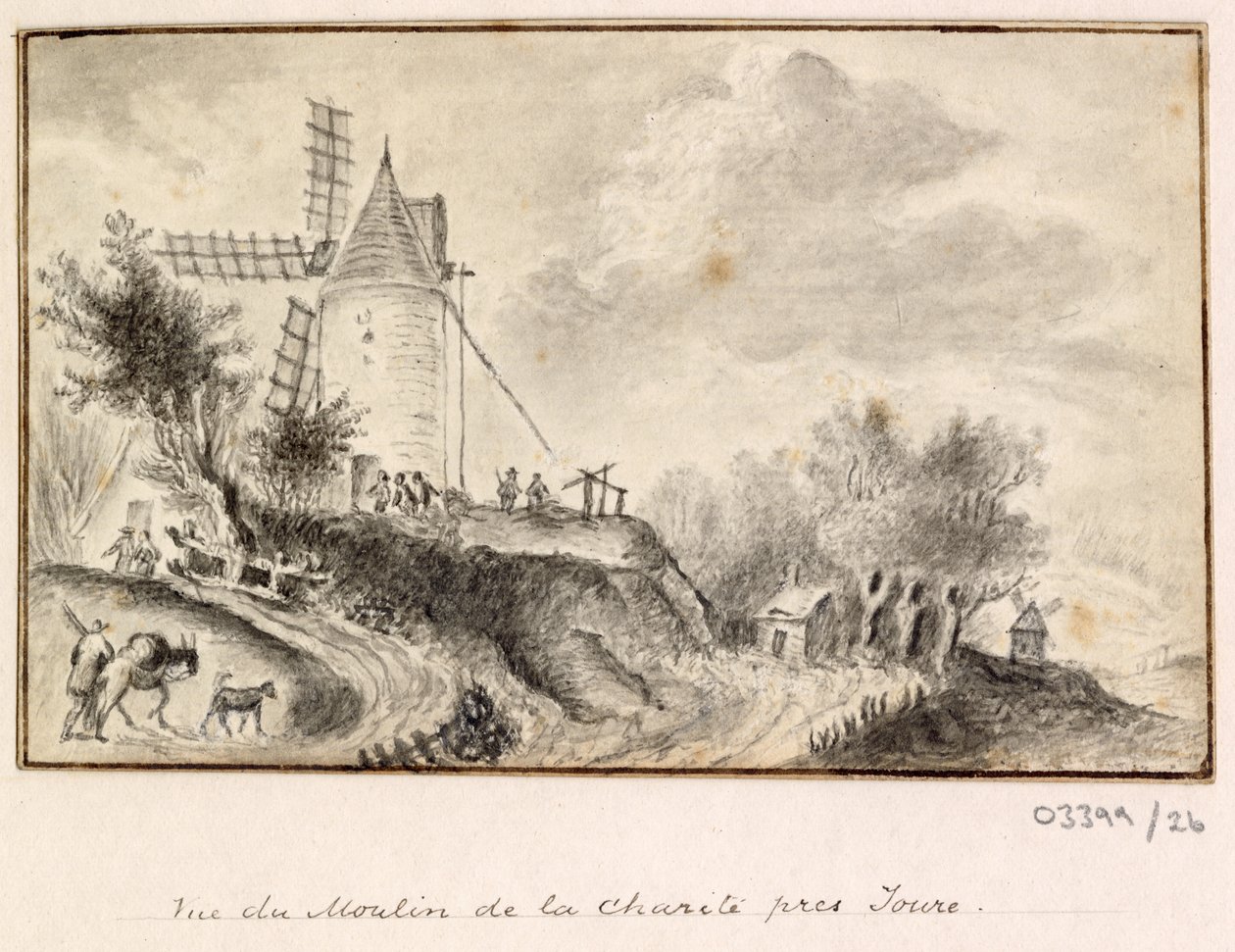 Bir dizi eskiz, Büyük Britanya, Kıta ve Amerika 1772-1778'deki görünümler (çizim) by British School