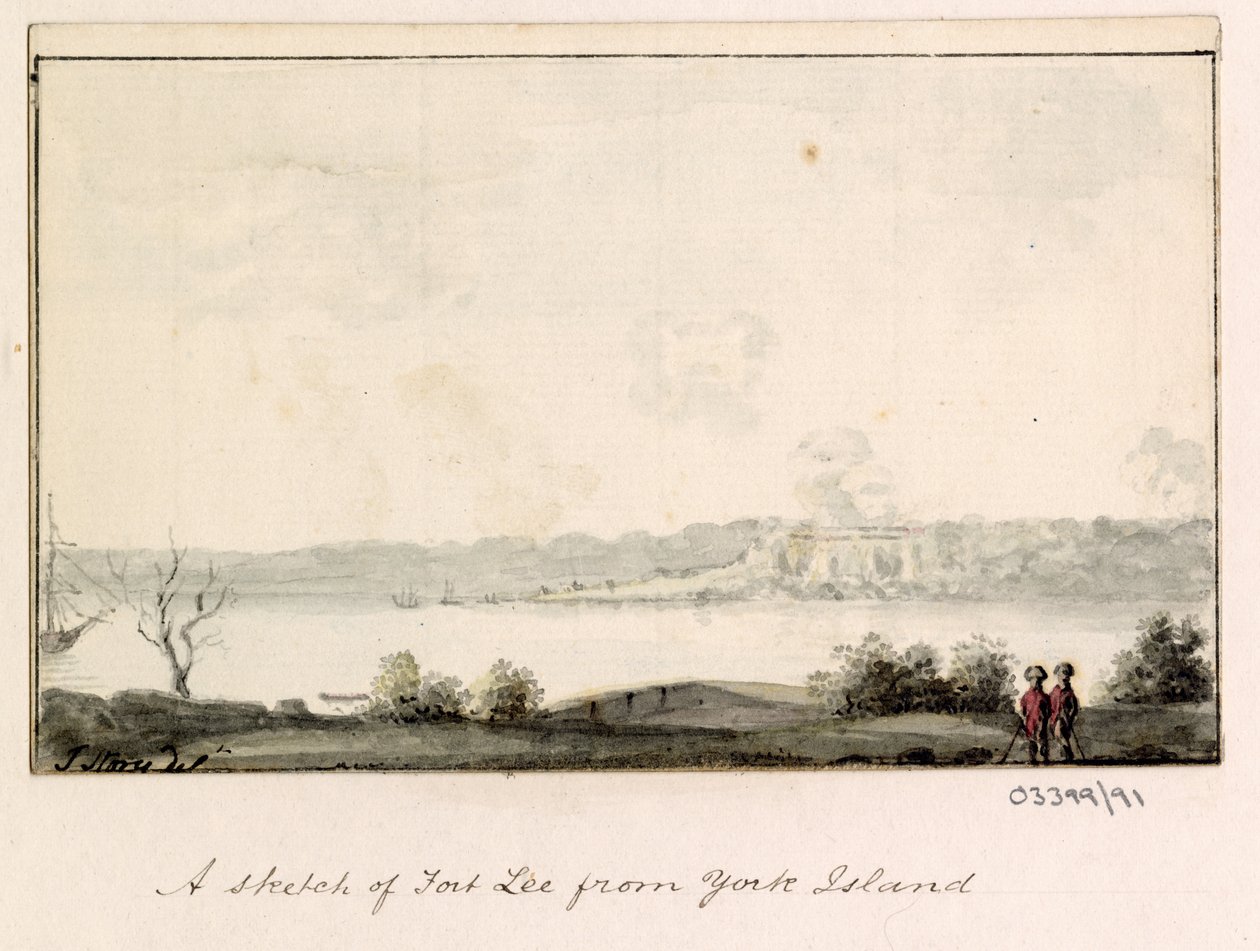 Bir dizi eskiz, Büyük Britanya, Kıta ve Amerika 1772-1778'deki görünümler (suluboya) by British School