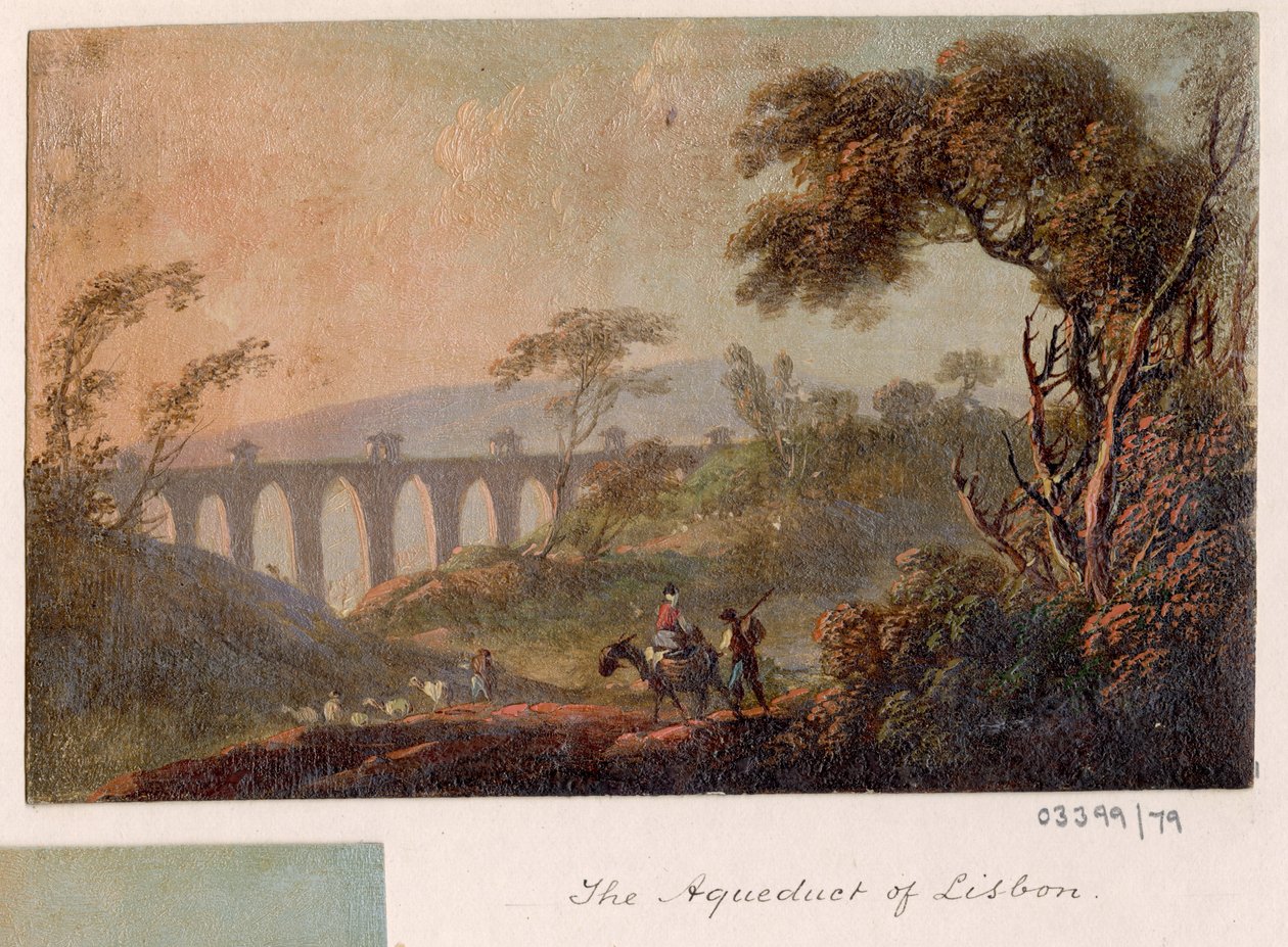 Bir dizi eskiz, Büyük Britanya, Kıta ve Amerika 1772-1778'den görünümler (yağlı boya) by British School