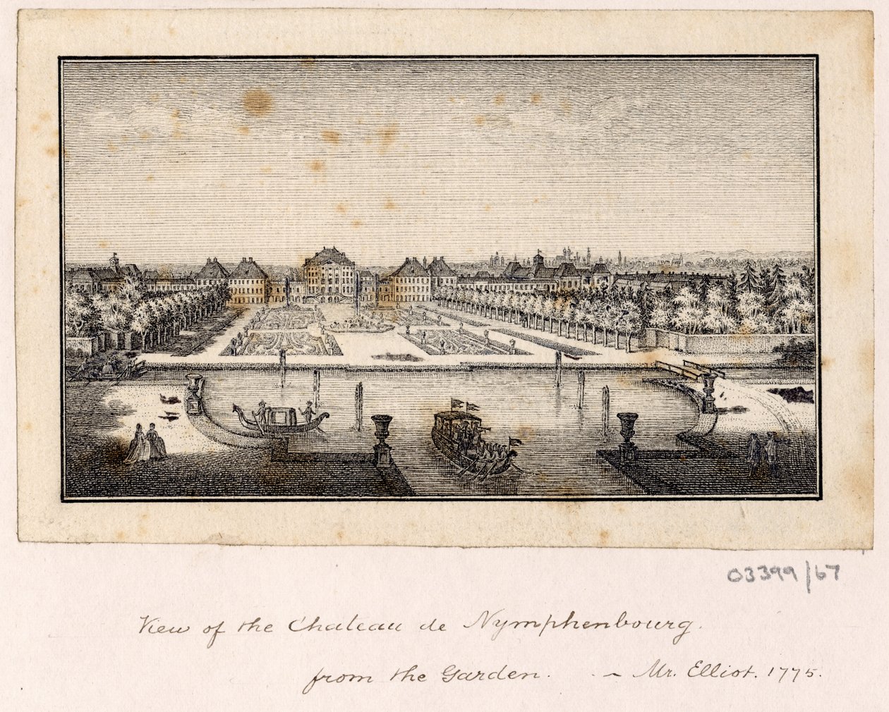 Bir dizi eskiz, Büyük Britanya, Kıta ve Amerika 1772-1778'deki görünümler (çizim) by British School