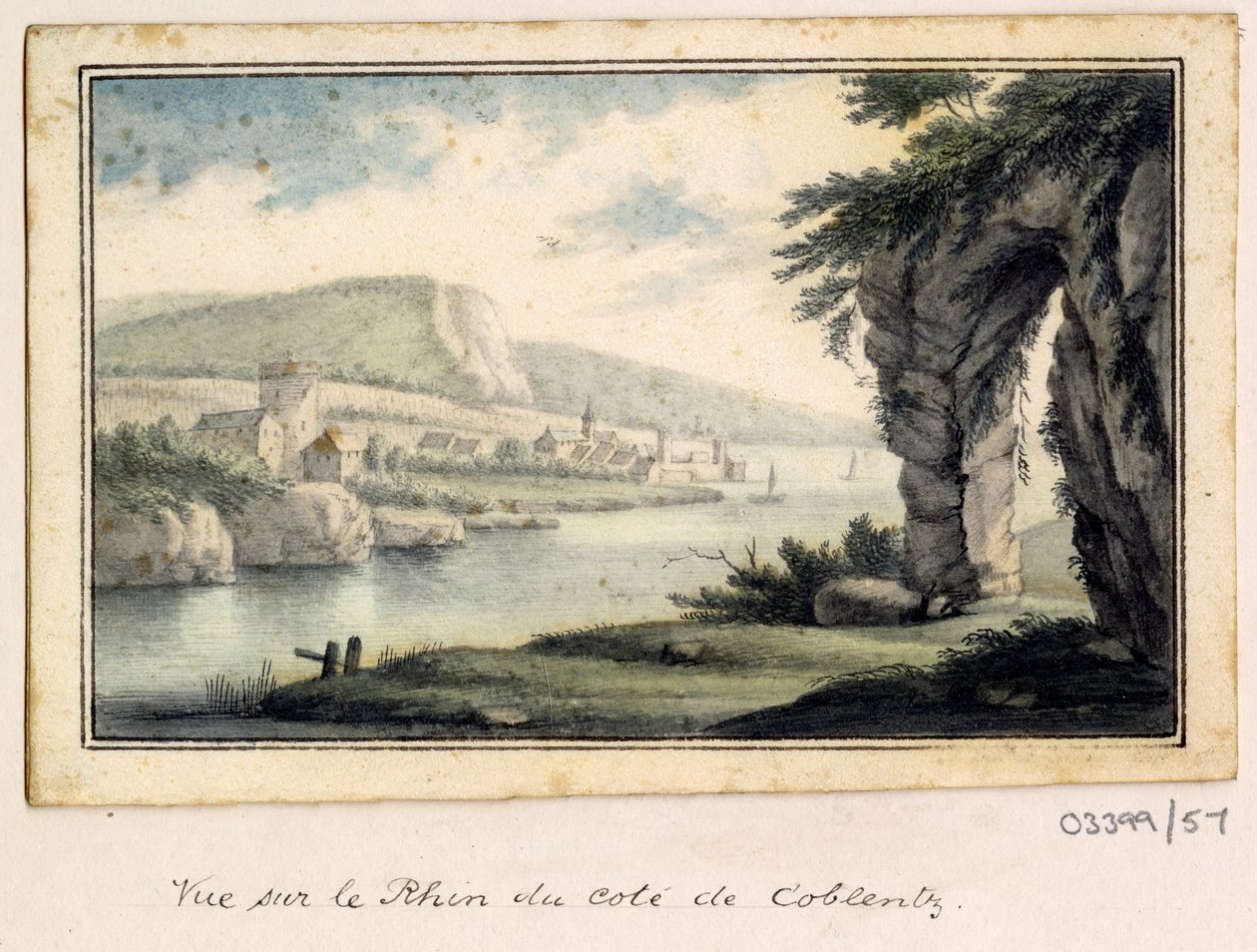 Bir dizi eskiz, Büyük Britanya, Kıta ve Amerika 1772-1778'deki görünümler (suluboya) by British School