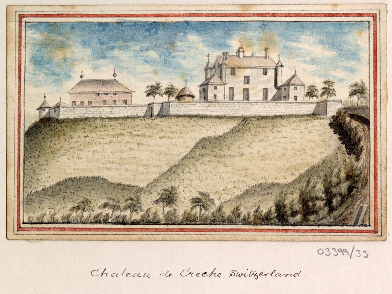 Bir dizi eskiz, Büyük Britanya, Kıta ve Amerika 1772-1778'deki görünümler (suluboya) by British School