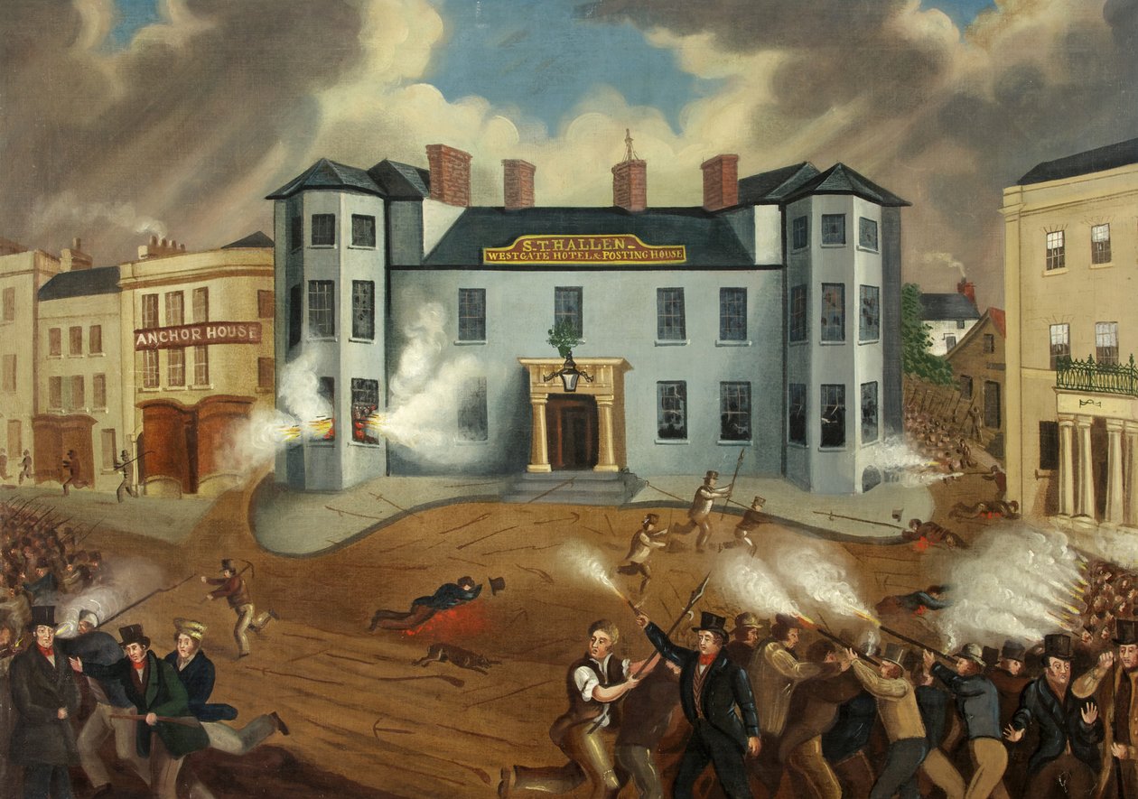 Westgate Oteli, Newport'a Saldırı by British School