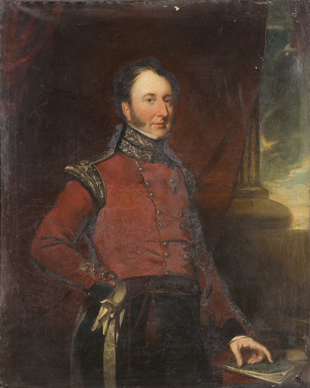 Frenchay Lodge Kaptan Henry Charles Harford (tuval üzerine yağlı boya) by British School