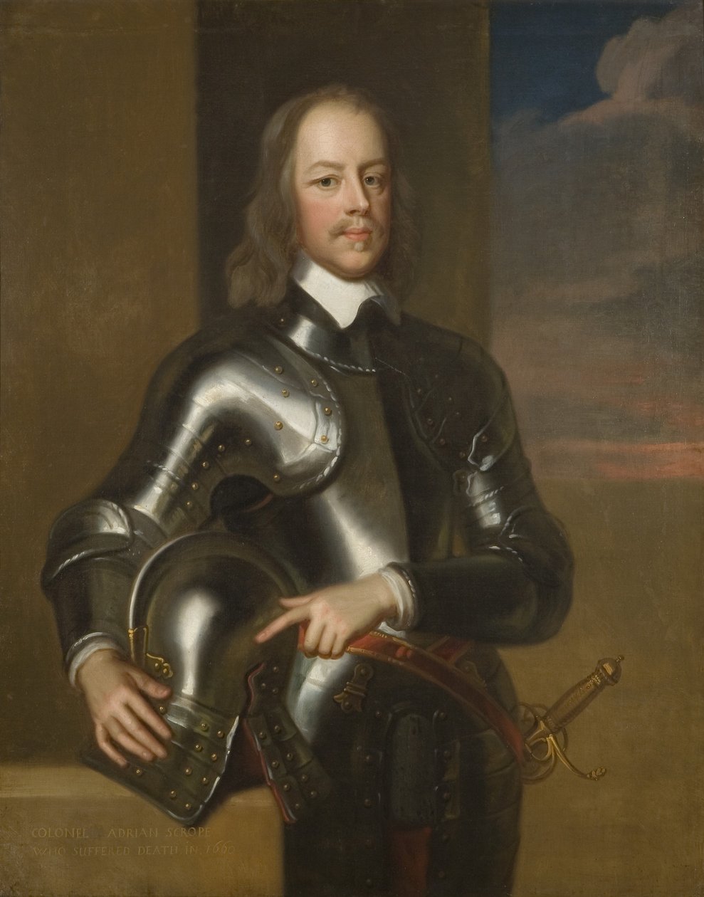 Albay Adrian Scrope, son Bristol Valisi 1649-55 (tuval üzerine yağlı boya) by British School