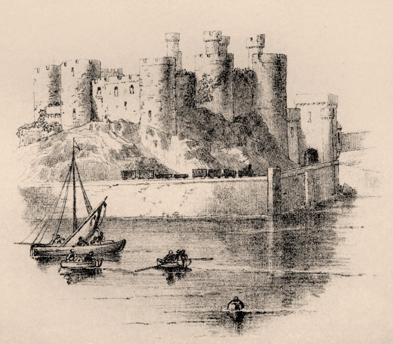 Conwy Kalesi by British School