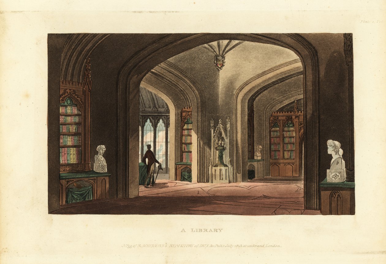 Gotik tarzda bir kütüphane için tasarım, Regency Era by British School