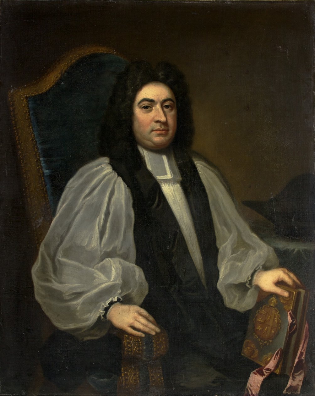 George Smallbridge, 22. Bristol Piskoposu, c.1715-19 (tuval üzerine yağlı boya) by British School