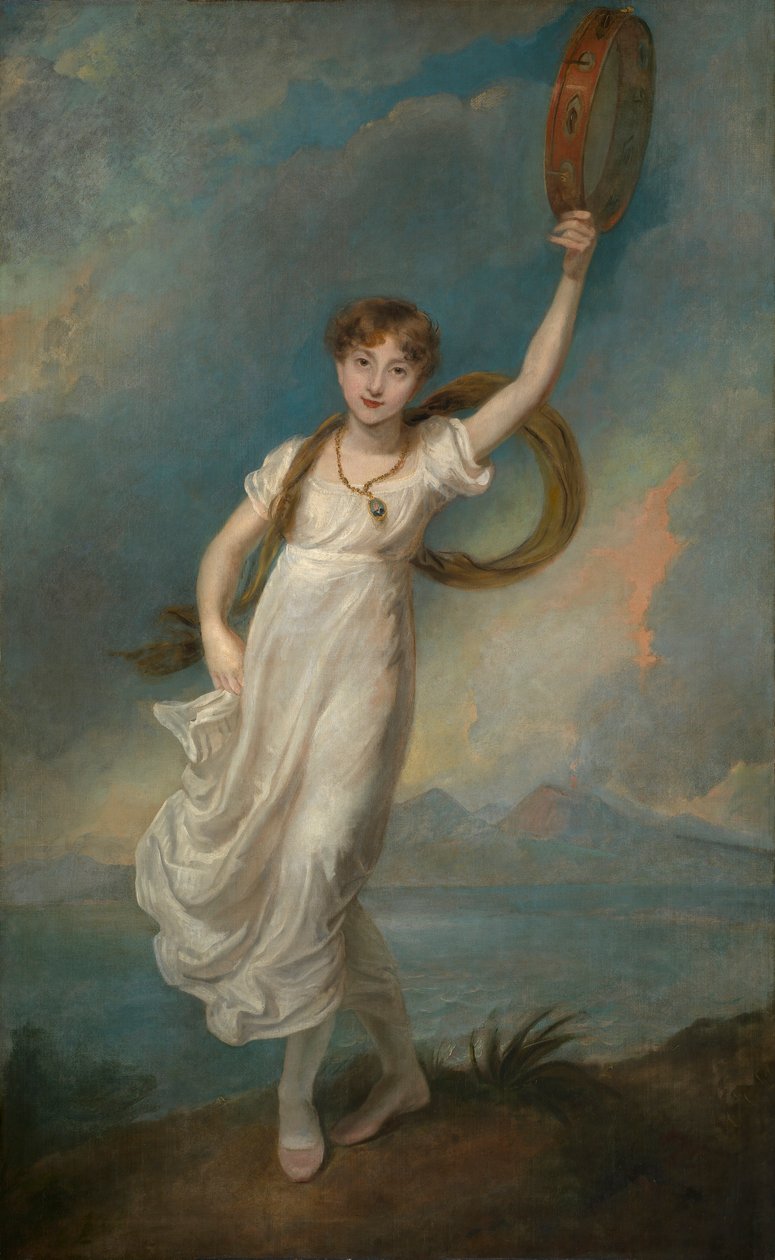Horatia Nelson (1801-1881), c.1815 (tuval üzerine yağlıboya) by British School