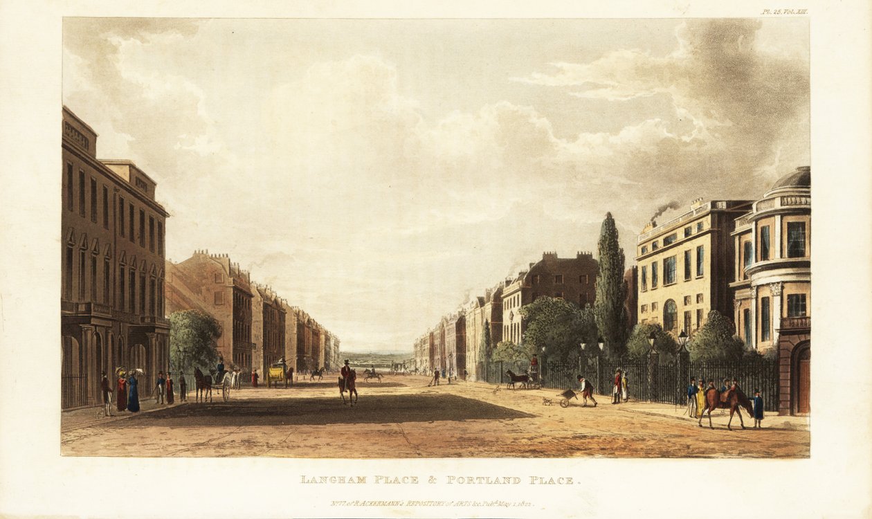 Langham Place ve Portland Place, Regent Street