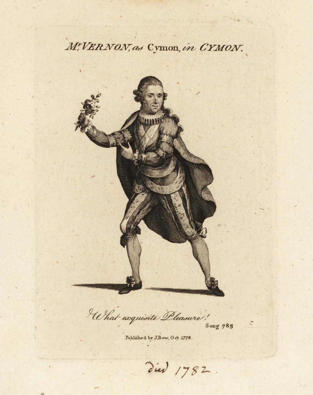 Bayan Joseph Vernon, Thomas Arne