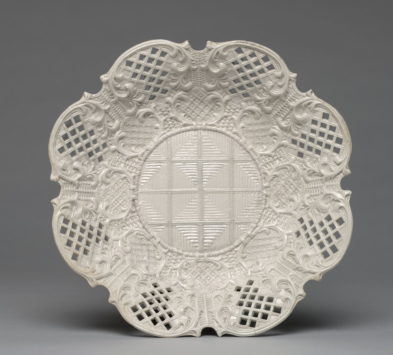 Staffordshire Fabrikası, İngiltere tarafından üretilen plaka, c.1760 by British School